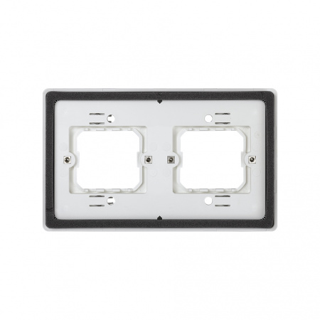 Simon 44 Aqua Серая Рамка 2-ая, скрытая проводка