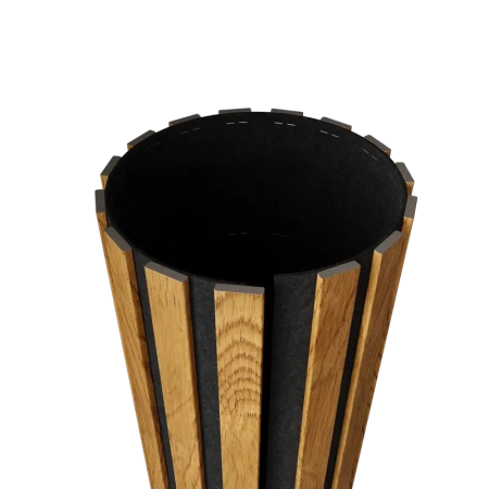 Акустическая панель FLEX Дуб Золотой 1200×600 мм рейка 25х6 мм