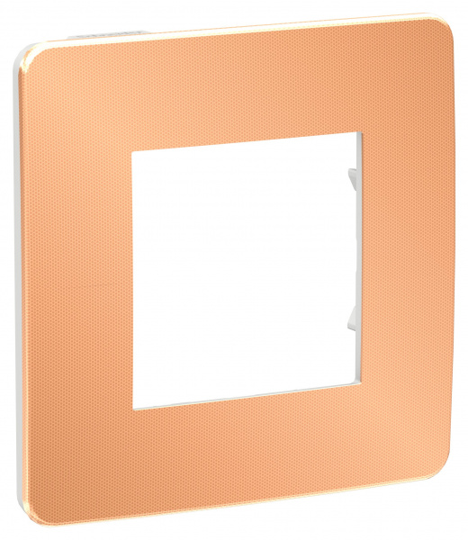 SE Unica Studio Медь/Белая Рамка 1-ная