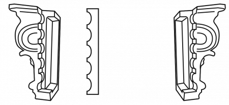 K201LR капитель пилястры
