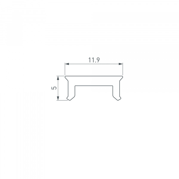 Arlight Экран FANTOM-W12-10000 SILICONE (Силикон)