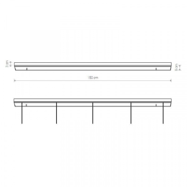 Основание для светильника Nowodvorski Cameleon Canopy B 1500 8610