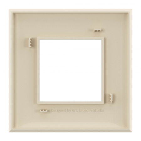 DKC Avanti Ванильная дымка Рамка 2 модуля