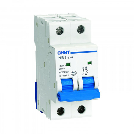 CHINT Авт. выкл. NB1-63H 2P 32A 10кА х-ка D (R)