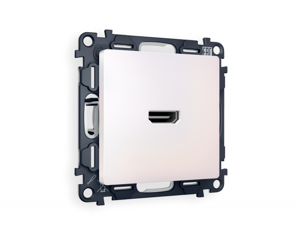 Комплект механизма розетки HDMI 2.0 ALFA MA214010 Жемчуг 40V/500mA 2.0GHz 5-18Gbit/s QUANT