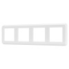 Рамка пластиковая FRM-VERSA-PL-4-WH (Arlight, -)