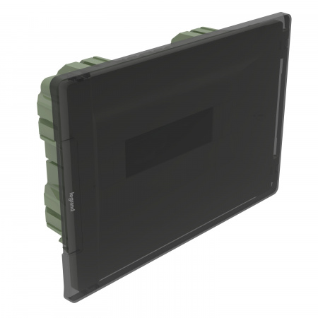 Legrand Practibox3 Щиток распределительный в нишу на 12 модулей с клеммником РЕ, прозрачная дверь