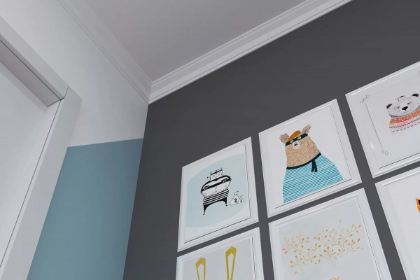 Карниз KX028, 75х75, 2000мм, Экополимер/24