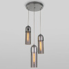 Подвесной светильник с плафонами 50180/3 дымчатый Eurosvet Airon