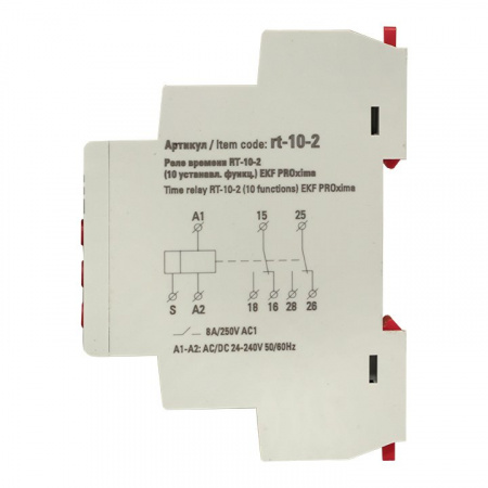 EKF PROxima Реле времени (10 установленных функций) RT-10-2