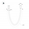 Arlight Светильник ART-APRIORI-TUBE-ELASTIC-R38-L2000-17W Day4000 (GD, 360 deg, 48V) (IP20 Металл, 3 года)