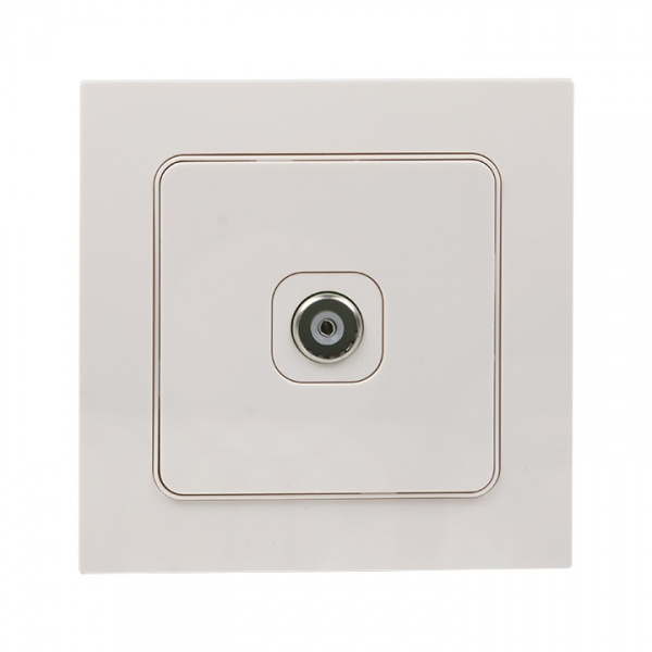 EKF PROxima Стокгольм Механизм Розетки TV 1-местной проходной 75Ом 5-862МГц белый