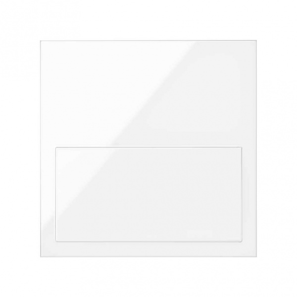 Simon 100 Белый глянец Заглушка узкая