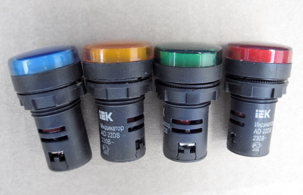 IEK Лампа AD22DS(LED)матрица d22мм зеленый 230В