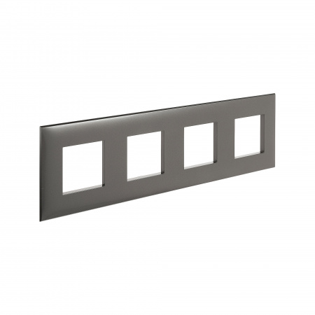 DKC Avanti Серый жемчуг Рамка 8 модулей