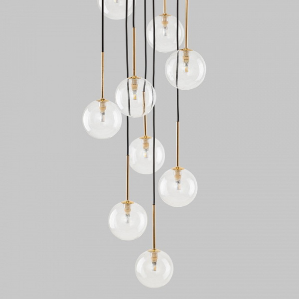 Подвесной светильник со стеклянными плафонами 5944 Nilos Eurosvet Nilos