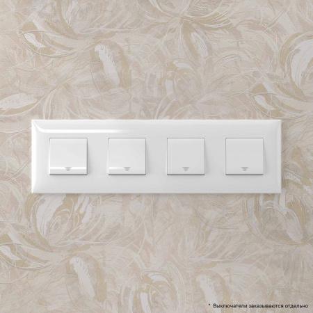 DKC Avanti Белое облако Рамка 8 модулей