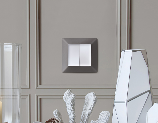 Рамка ALFA Line (Антрацит серый) 5-ая AF110655