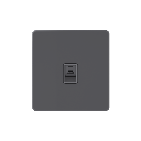 Systeme Electric Systeme Infinity Вулканический пепел Розетка информационная RJ-45 кат.5e