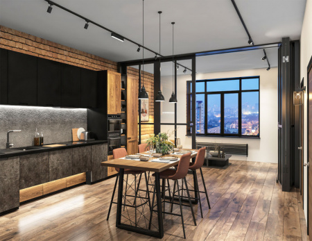 DK6430-BK Трековый светильник IP 20, 10 Вт, LED 3000, черный, алюминий