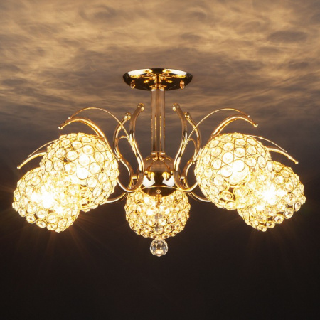 Потолочная люстра 7777/5 золото Eurosvet Mirage