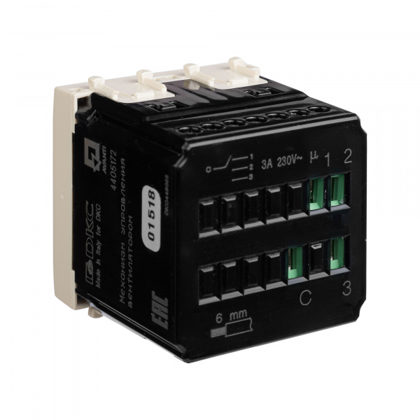 DKC Avanti Ванильная дымка Механизм управления вентиляторами 2 модуля