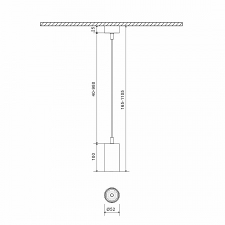 Основание для подвесного светильника SWG Mini-VL-M6-WH 004868