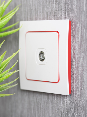 EKF PROxima Стокгольм Белый Линия красная Рамка 1-ая