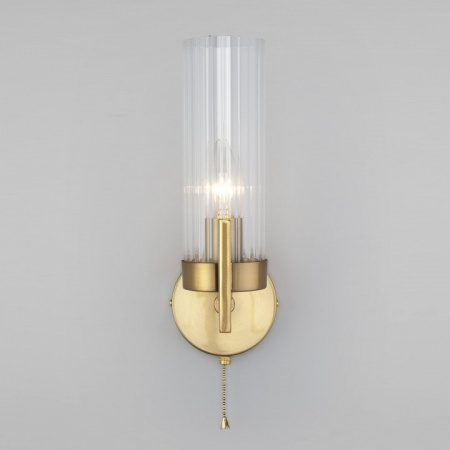 Бра со стеклянным плафоном 60133/1 латунь Eurosvet Arganie