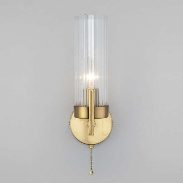 Бра со стеклянным плафоном 60133/1 латунь Eurosvet Arganie