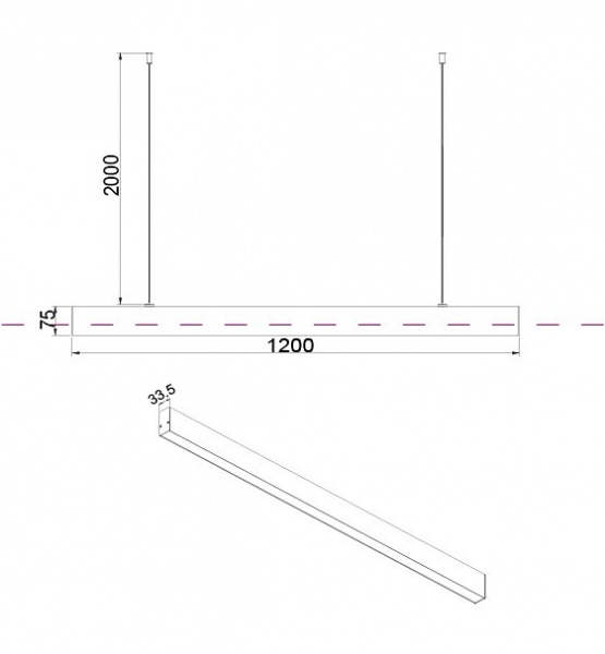 Подвесной светильник P051PL-L40B4K Maytoni Vinder