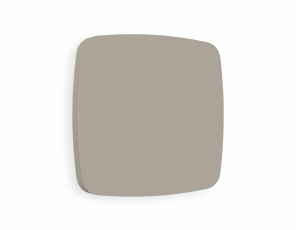 Лицевая панель OMEGA (Серо-бежевый матовый) заглушка для суппорта QUANT OP3760