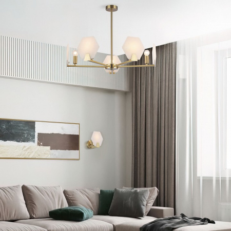 Настенный светильник 60158/1 латунь Eurosvet Marble