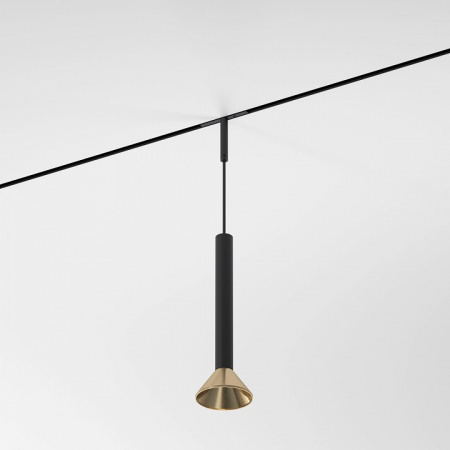 Mini Magnetic Трековый светильник 3W 3000K (черный/латунь) 85164/01 Elektrostandard Mini Magnetic a065651