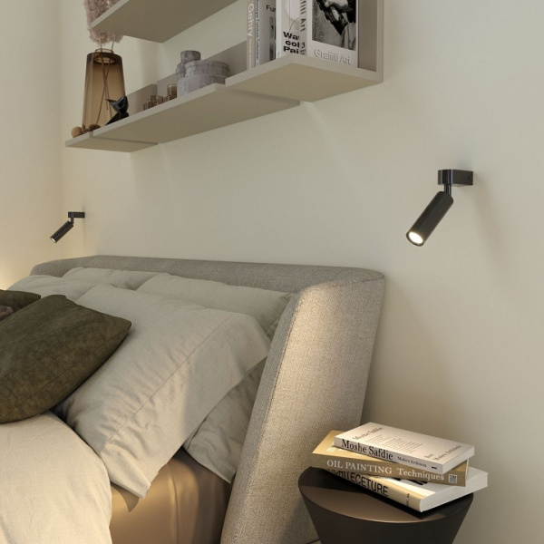 Настенный светильник 20143/1 LED черный жемчуг Eurosvet Pitch