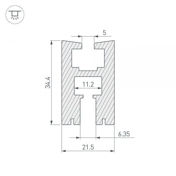 Профиль Arlight EX-2000 013208