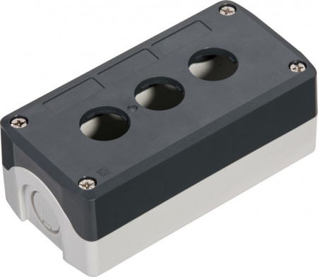 Systeme Electric Кнопочный пост SALD03, 3 отверстия, серый