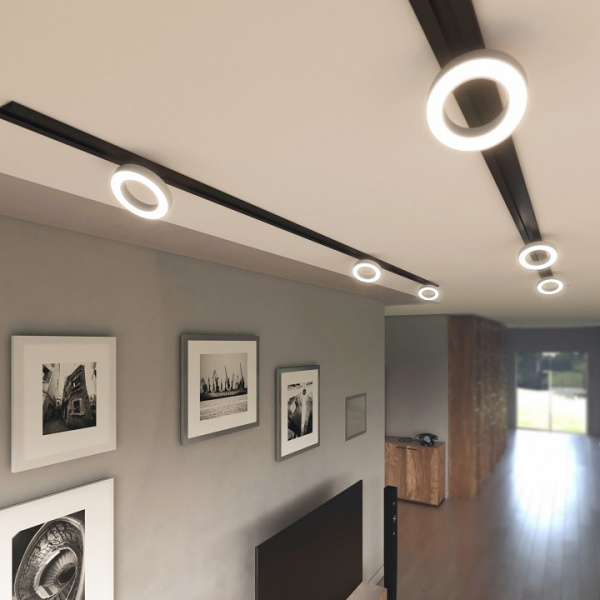 Трековый светодиодный светильник для однофазного шинопровода Spila белый 12W 4200K 85079/01 Elektrostandard Spila a056373 Трековый светодиодный светильник для однофазного шинопровода Spila белый 12W 4200K 85079/01 Elektrostandard Spila a056373