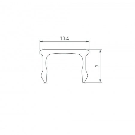Arlight Экран ARH-PLINTUS-FANTOM-3000 Opal (Пластик)