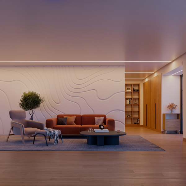 Arlight Профиль STRETCH-41-CEIL-CENTER-2000 WHITE (Алюминий)