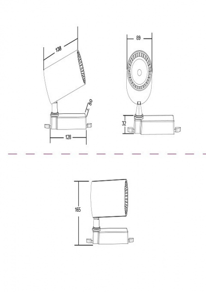 Трековый светильник TR003-1-30W4K-B Maytoni Vuoro