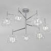 Потолочная люстра со стеклянными плафонами 70128/7 хром Eurosvet Jar Потолочная люстра со стеклянными плафонами 70128/7 хром Eurosvet Jar