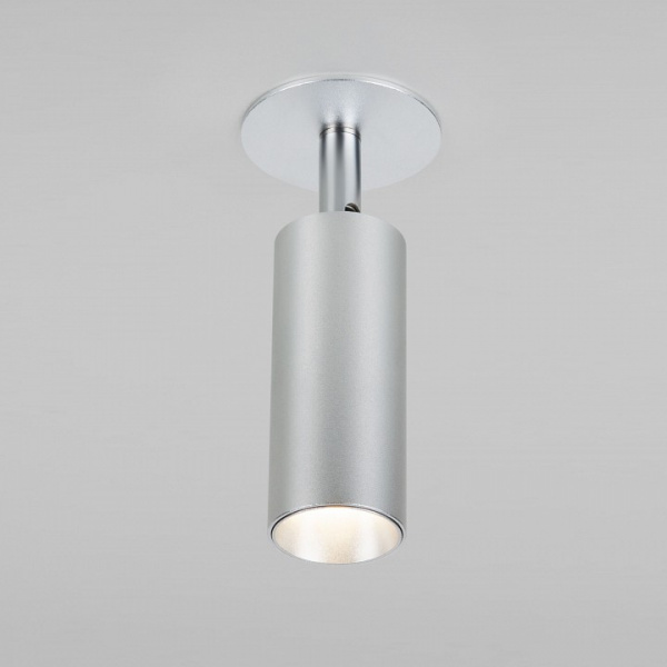 Diffe светильник встраиваемый серебряный 8W 4200K (25039/LED) 25039/LED Elektrostandard Diffe a058219