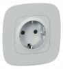 Legrand Valena Мех IN'MATIC Розетка с/з, со шторками, безвинт.зажим