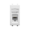 DKC Avanti Белое облако Компьютерная розетка RJ-45 категория 6 1модуль