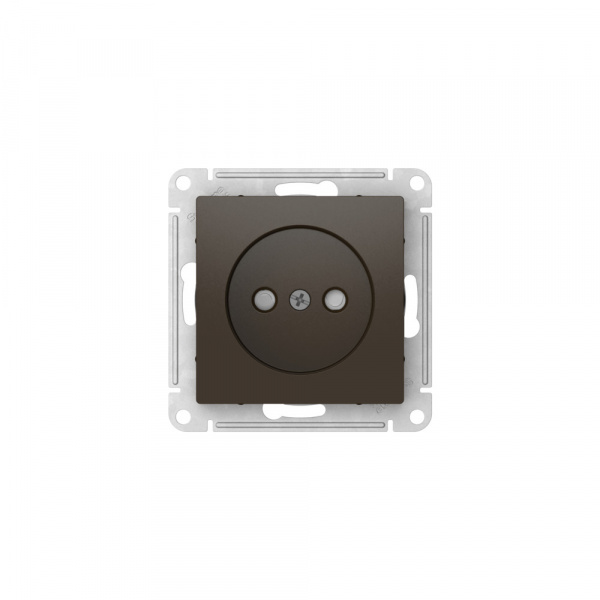 Systeme Electric AtlasDesign Мокко Розетка без заземления со шторками, 16А, мех., быстрозажим. клем.