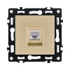 Розетка Ethernet RJ45 Cat.6, золотой Kollinger Asthetik AS-017GD