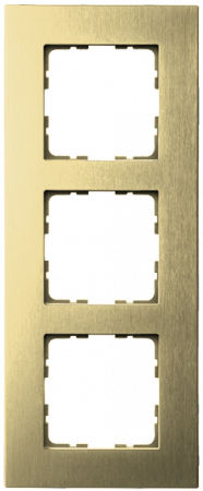 Jasmart Рамка 3-постовая, алюминий Champagne Gold
