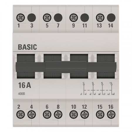 EKF Basic Трехпозиционный переключатель 4P 16А