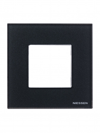 ABB NIE Zenit Стекло графит Рамка 1-я 2 мод